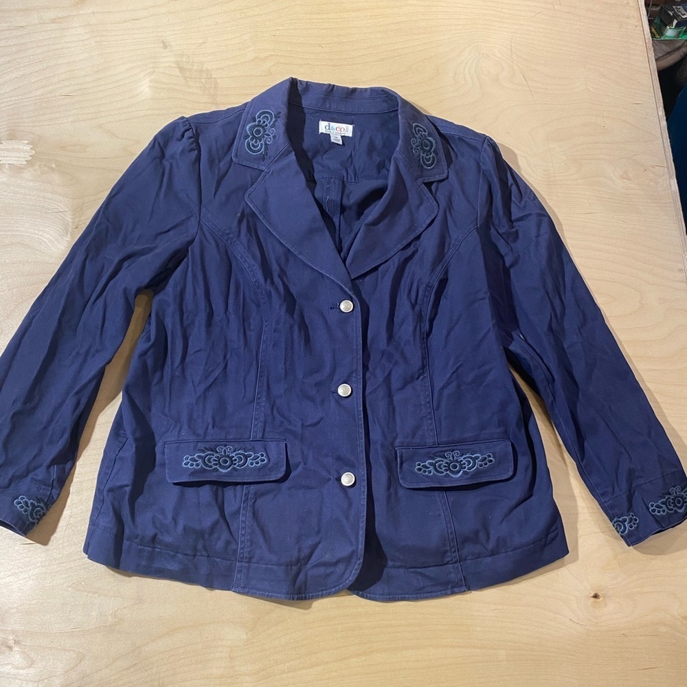 Denim & Company Blazer 1X (KD)